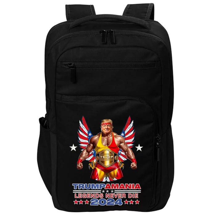 Trump Republican Convention Wrestling Meme Trumpamania Funny Impact Tech Backpack