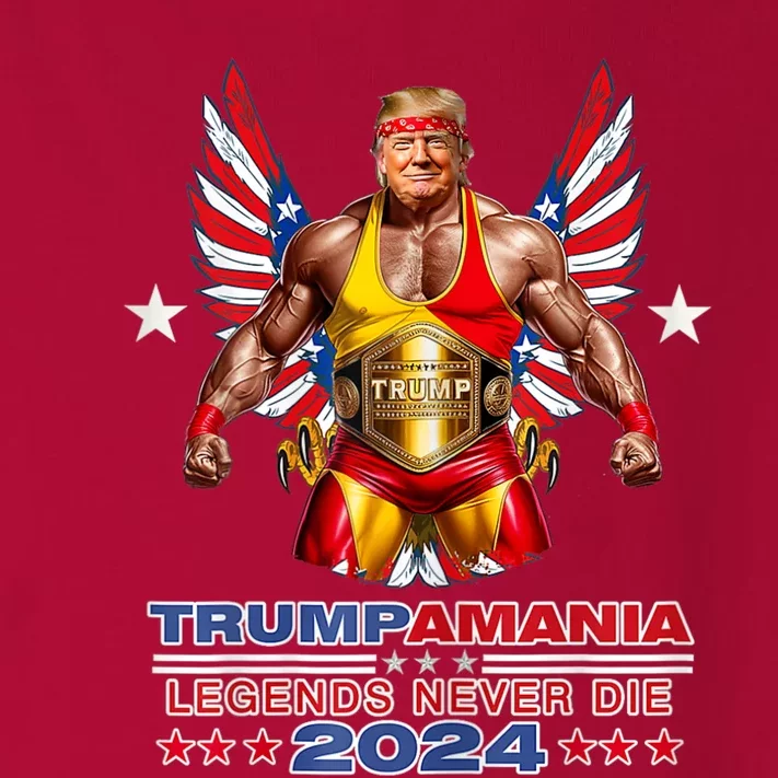 Trump Republican Convention Wrestling Meme Trumpamania Funny Toddler Long Sleeve Shirt