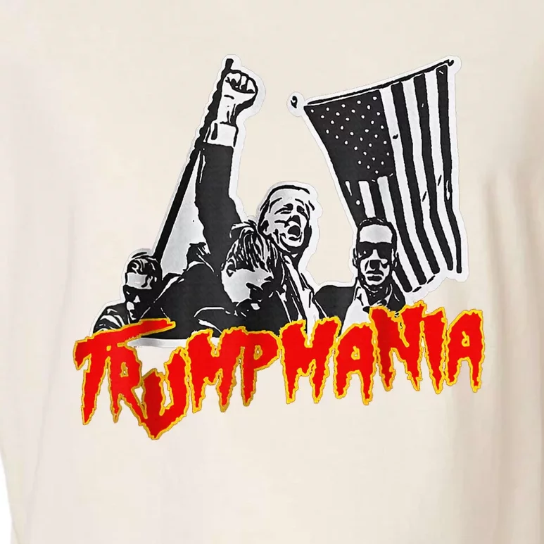 Trump Republican Convention Wrestling Meme Trumpamania Let Trumpamania Run Wild Garment-Dyed Women's Muscle Tee