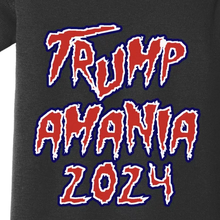 Trump Republican Convention Wrestling Meme Trumpamania Let Trumpamania Run Wild Baby Bodysuit