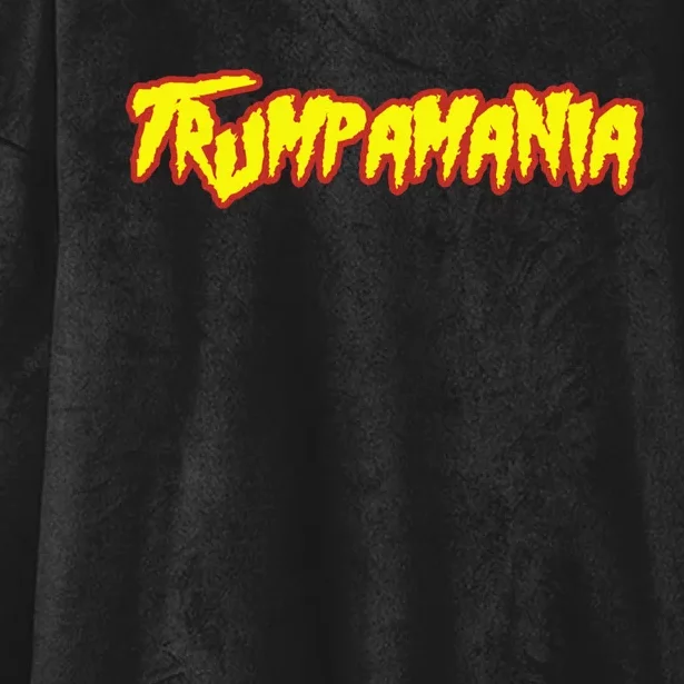 Trump Republican Convention Wrestling Meme Trumpamania Let Trumpamania Run Wild Hooded Wearable Blanket