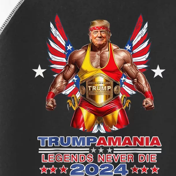 Trump Republican Convention Wrestling Meme Trumpamania Funny Toddler Fine Jersey T-Shirt