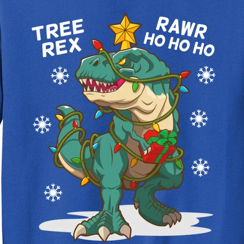 Tree Rex Christmas Tree Dinosaur Costume For Christma Cute Gift Sweatshirt