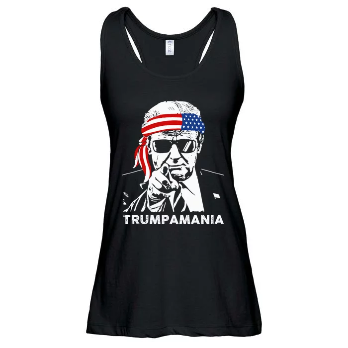 Trump Republican Convention Wrestling Meme Trumpamania Ladies Essential Flowy Tank