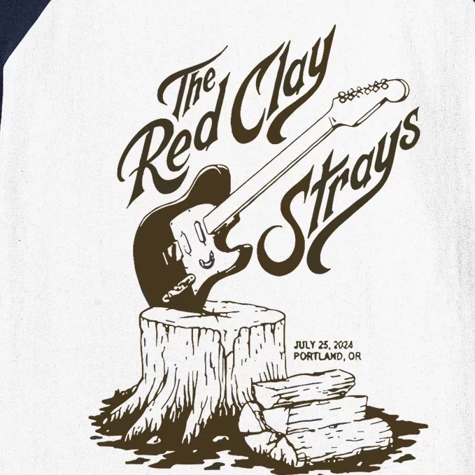 The Red Clay Strays Show At Portland Or July 25 2024 Baseball Sleeve Shirt