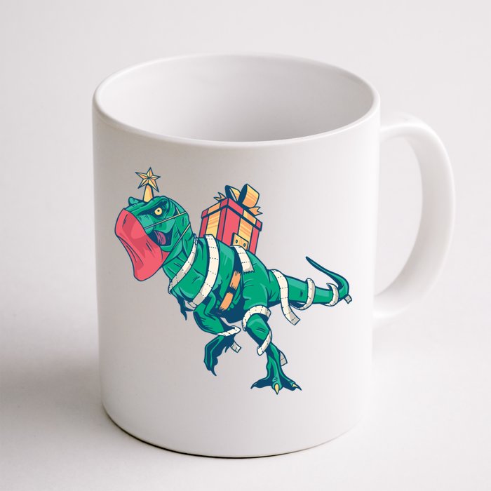 Tree Rex Christmas Gift Front & Back Coffee Mug