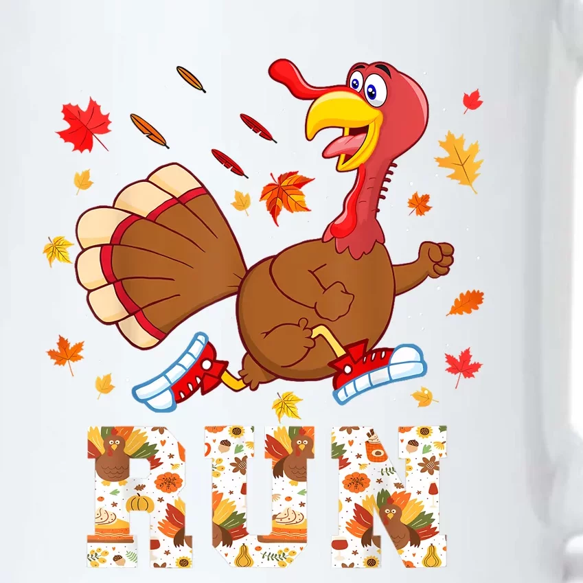 Turkey Run Costume Thanksgiving Running Turkey Trot Black Color Changing Mug