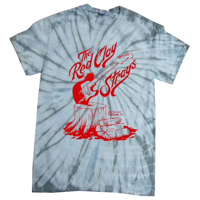 The Red Clay Strays Show At Portland Or July 25 2024 Tie-Dye T-Shirt