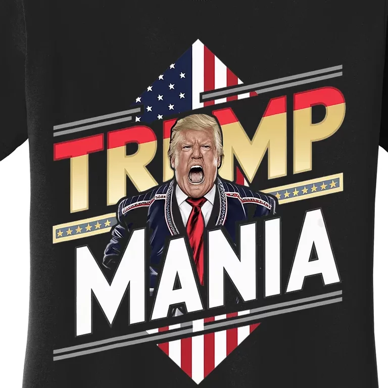 Trump Republican Convention Wrestling Meme Funny Trumpamania Women's T-Shirt