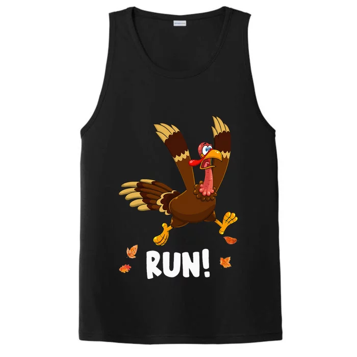 Turkey Run Costume Thanksgiving Running Turkey Trot Performance Tank