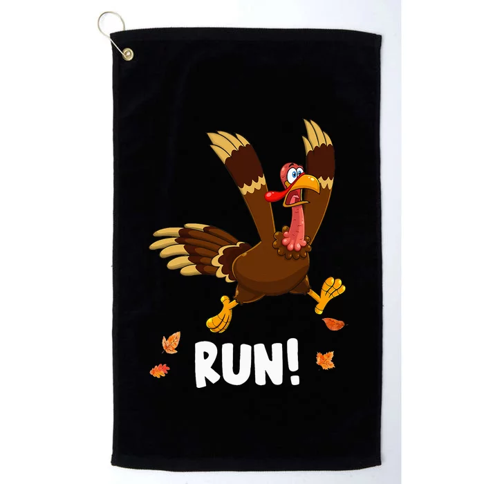 Turkey Run Costume Thanksgiving Running Turkey Trot Platinum Collection Golf Towel