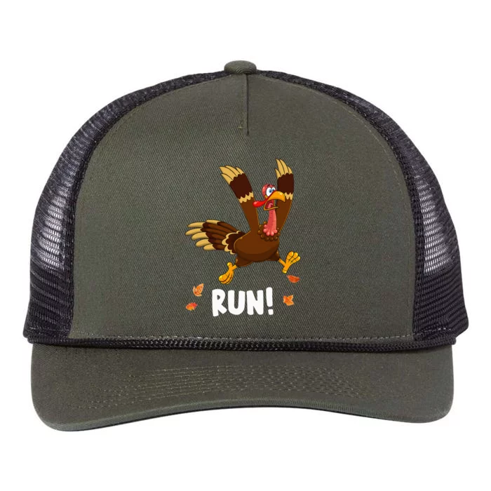 Turkey Run Costume Thanksgiving Running Turkey Trot Retro Rope Trucker Hat Cap