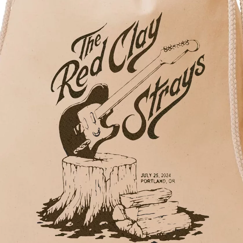 The Red Clay Strays Show At Portland Drawstring Bag