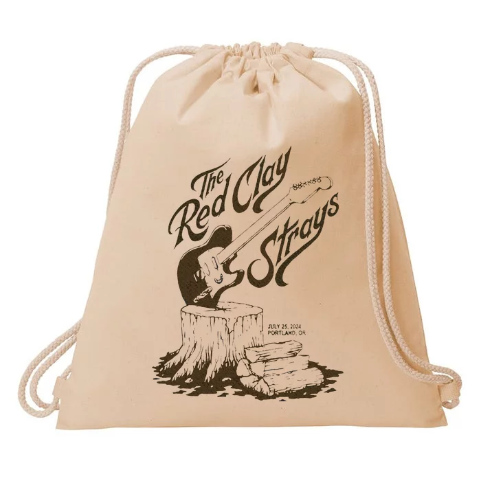 The Red Clay Strays Show At Portland Drawstring Bag