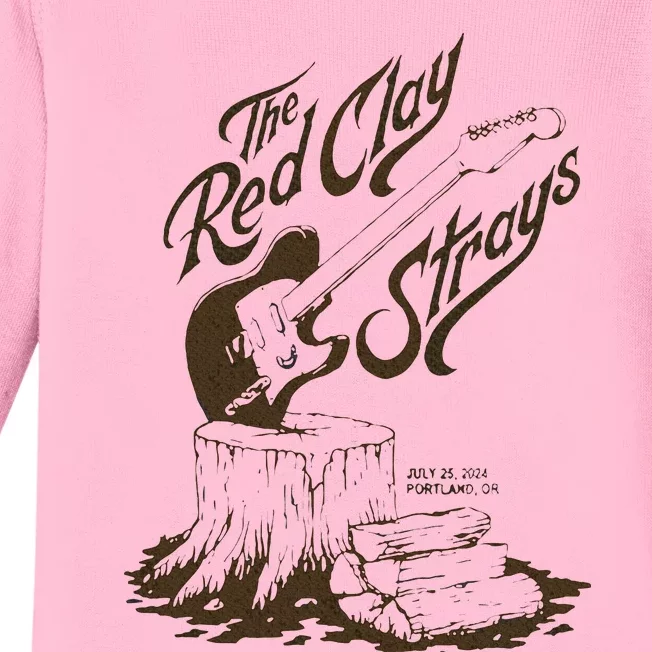 The Red Clay Strays Show At Portland Baby Long Sleeve Bodysuit