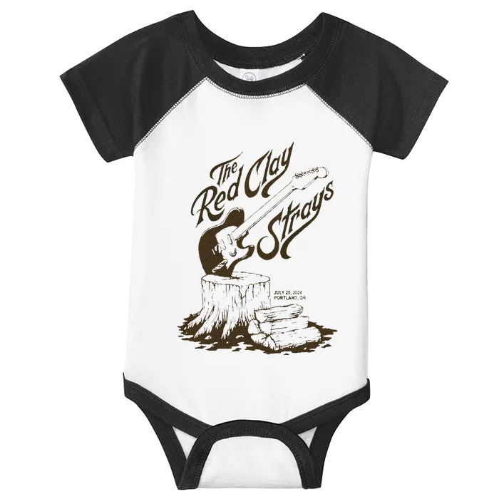 The Red Clay Strays Show At Portland Infant Baby Jersey Bodysuit