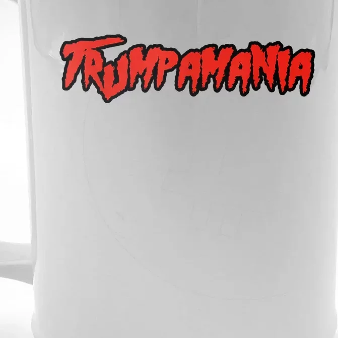 Trump Republican Convention Wrestling Meme Trumpamania Front & Back Beer Stein