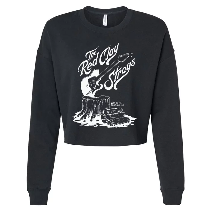 The Red Clay Strays Show At Portland Cropped Pullover Crew