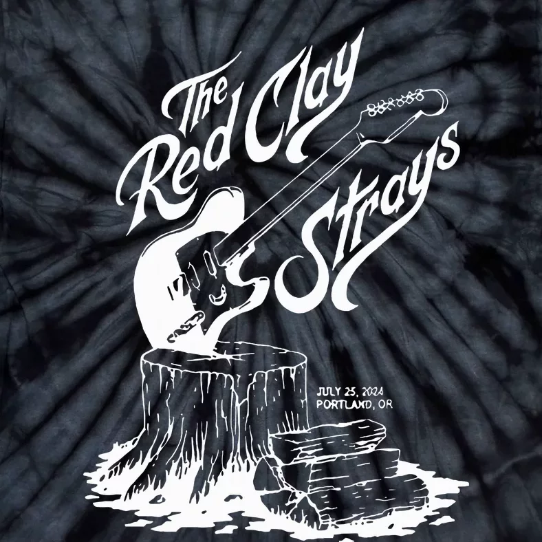 The Red Clay Strays Show At Portland Or July 25 2024 Tie-Dye T-Shirt