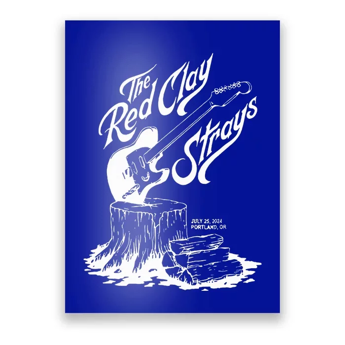 The Red Clay Strays Show At Portland Poster