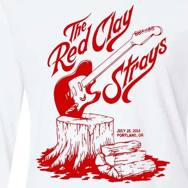 The Red Clay Strays Show At Portland Or July 25 2024 Womens Cotton Relaxed Long Sleeve T-Shirt