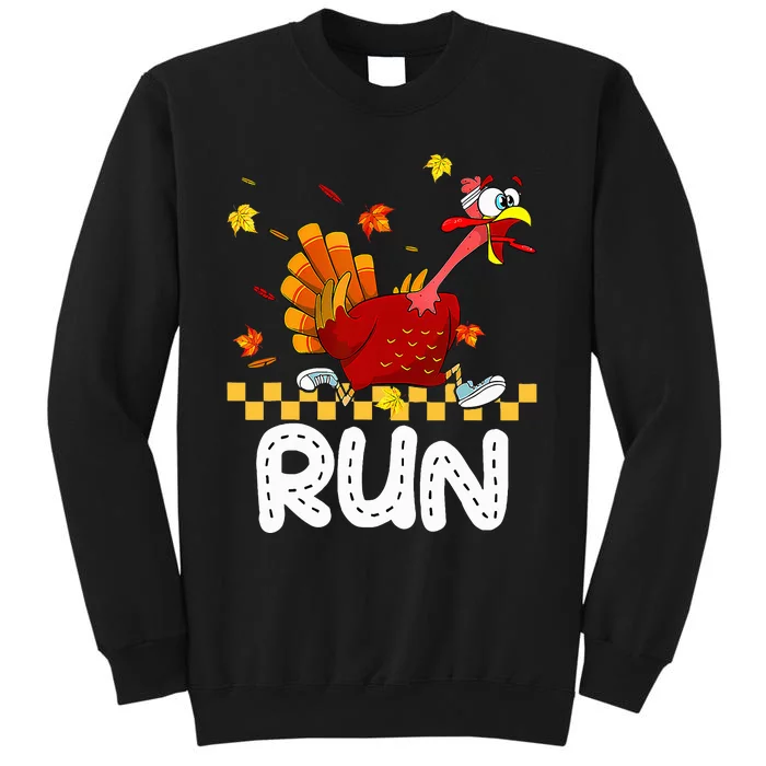 Turkey Run Costume Thanksgiving Running Turkey Trot Sweatshirt