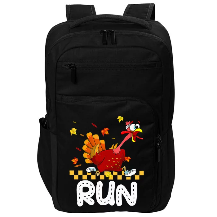 Turkey Run Costume Thanksgiving Running Turkey Trot Impact Tech Backpack