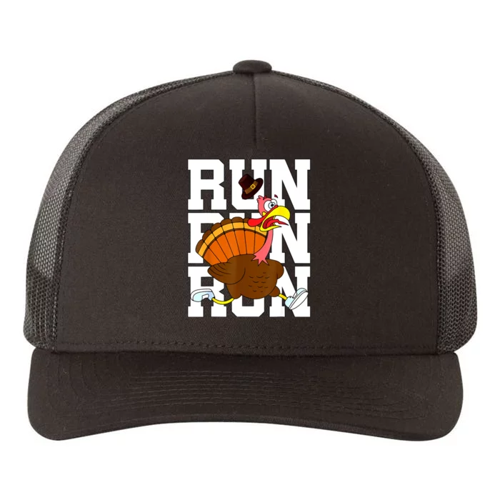 Turkey Run Costume Thanksgiving Running Turkey Trot Yupoong Adult 5-Panel Trucker Hat