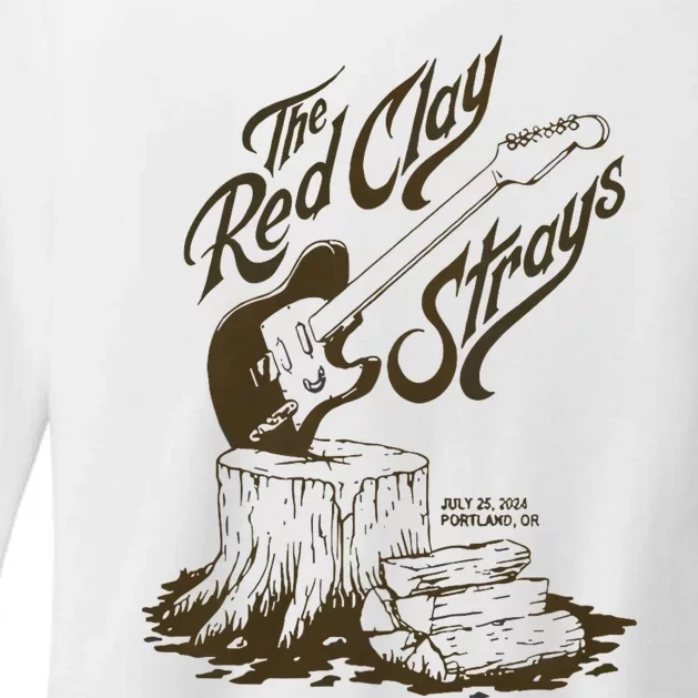 The Red Clay Strays Show At Portland Or July 25 2024 Womens CVC Long Sleeve Shirt