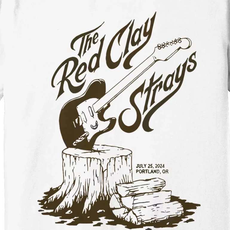 The Red Clay Strays Show At Portland Or July 25 2024 Premium T-Shirt