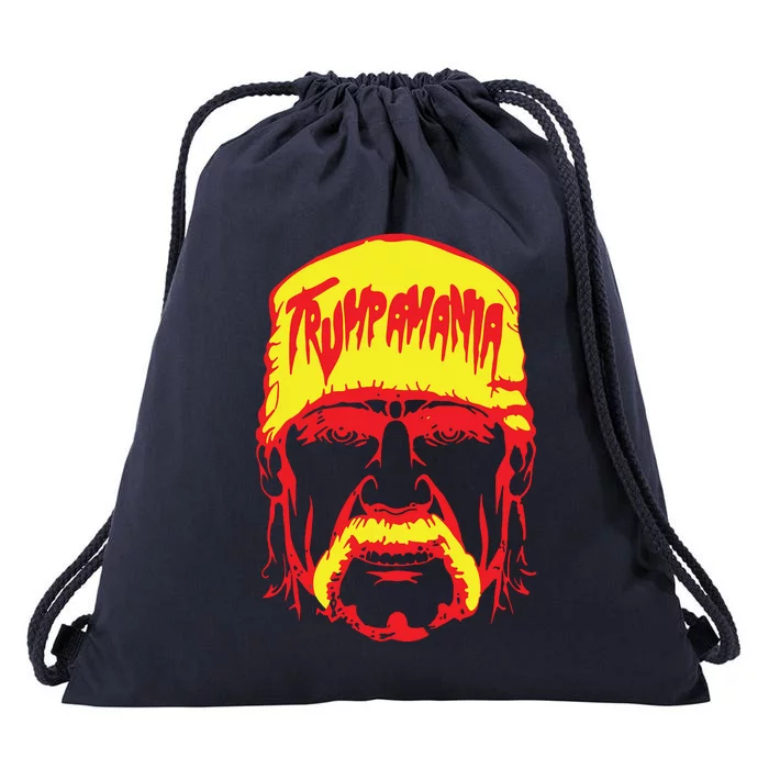 Trump Republican Convention Wrestling Meme Trumpamania Drawstring Bag