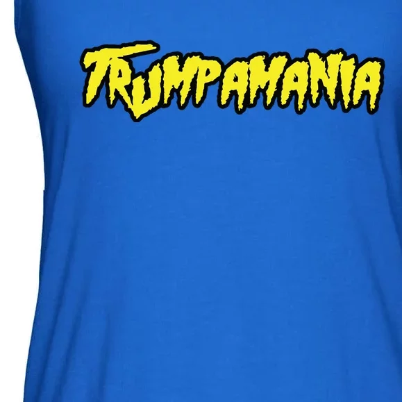 Trump Republican Convention Wrestling Meme Trumpamania Ladies Essential Flowy Tank