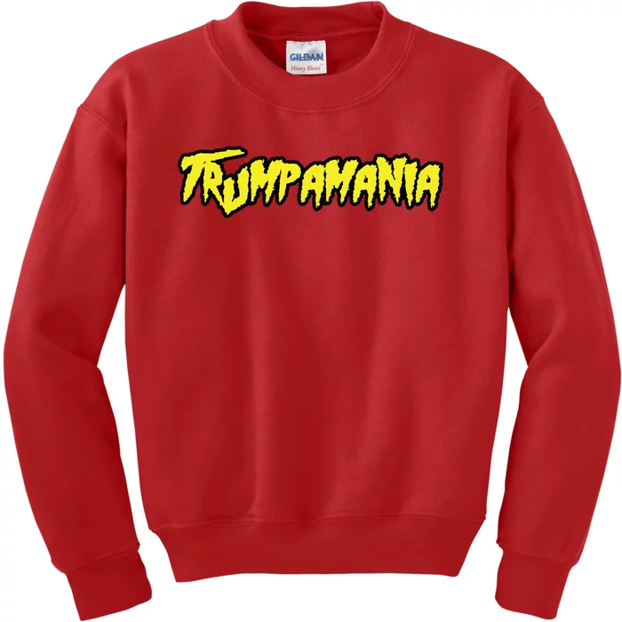 Trump Republican Convention Wrestling Meme Trumpamania Kids Sweatshirt