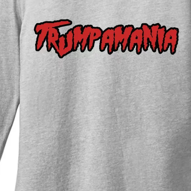 Trump Republican Convention Wrestling Meme Trumpamania Womens CVC Long Sleeve Shirt