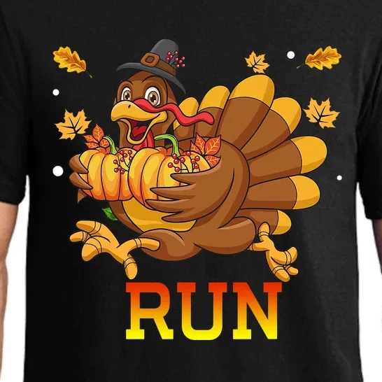 Turkey Run Costume Thanksgiving Running Turkey Trot Pajama Set