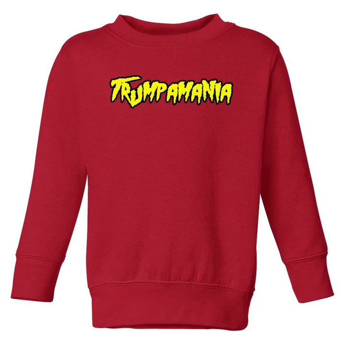 Trump Republican Convention Wrestling Meme Trumpamania Toddler Sweatshirt