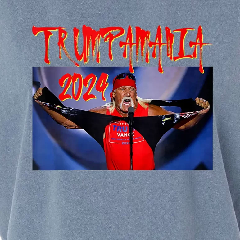 Trump Republican Convention Wrestling Meme Trumpamania Funny Garment-Dyed Women's Muscle Tee