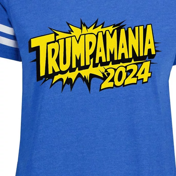 Trump Republican Convention Wrestling Meme Trumpamania Enza Ladies Jersey Football T-Shirt