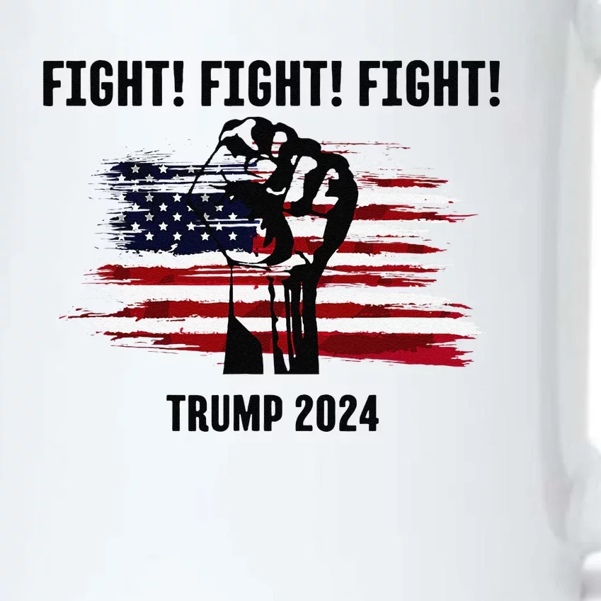 Trump Rally Campaign 2024 Fight Fight Fight Black Color Changing Mug