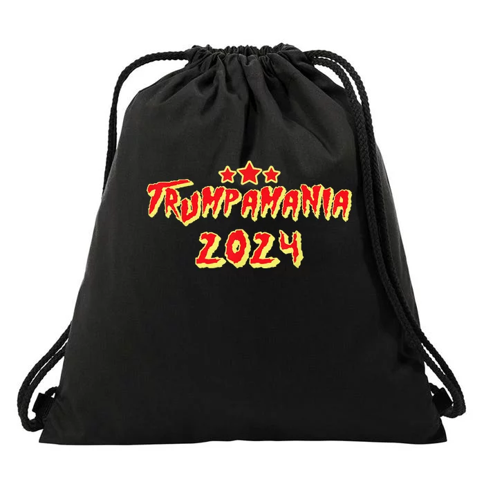 Trump Republican Convention Wrestling Meme Trumpamania Drawstring Bag