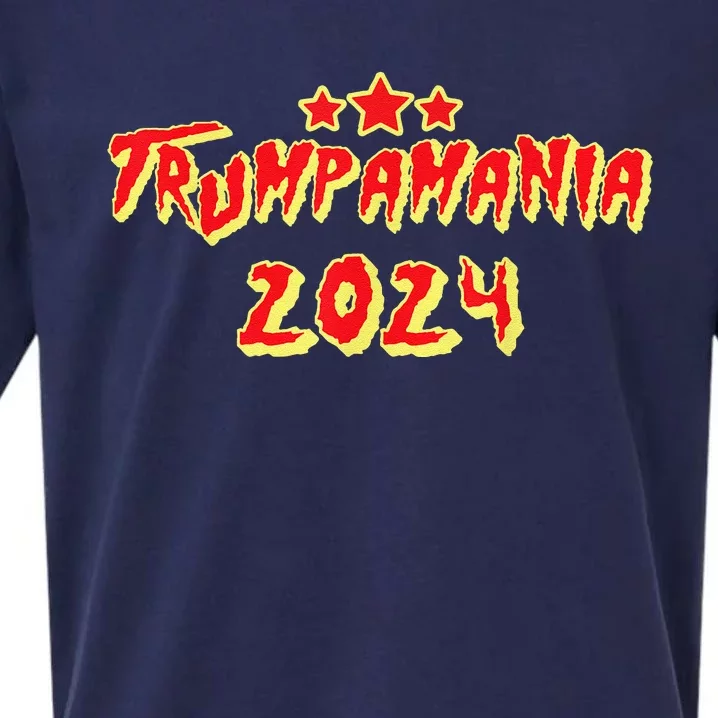 Trump Republican Convention Wrestling Meme Trumpamania Sueded Cloud Jersey T-Shirt