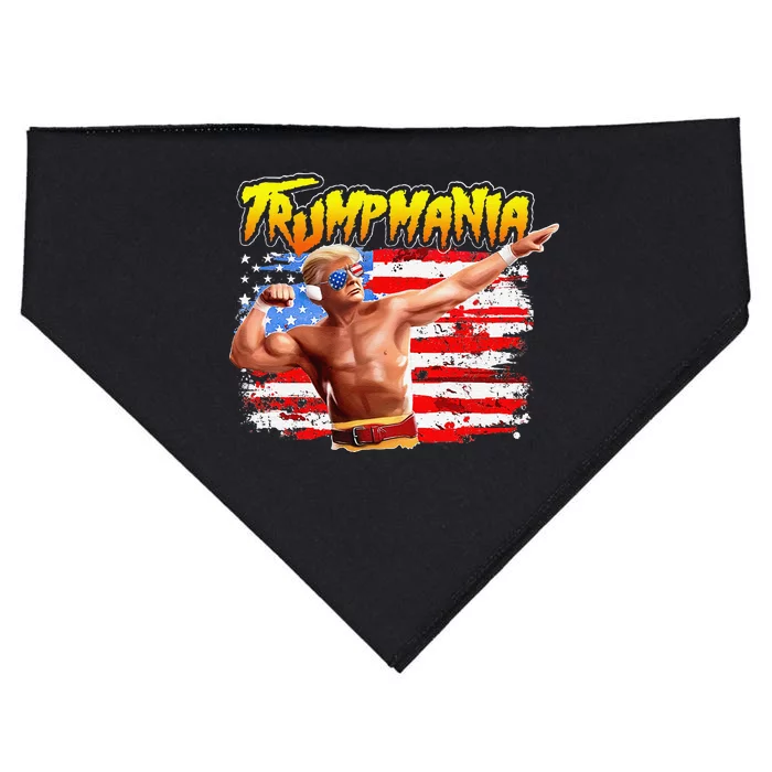 Trump Republican Convention Wrestling Meme Trumpamania USA-Made Doggie Bandana