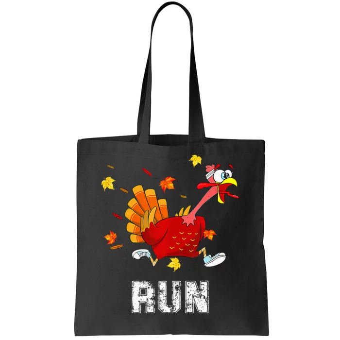 Turkey Run Costume Thanksgiving Running Turkey Trot Tote Bag