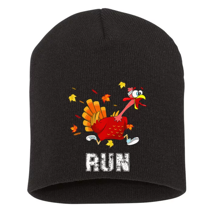 Turkey Run Costume Thanksgiving Running Turkey Trot Short Acrylic Beanie