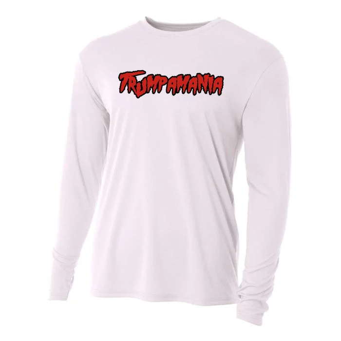 Trump Republican Convention Wrestling Meme Trumpamania Cooling Performance Long Sleeve Crew