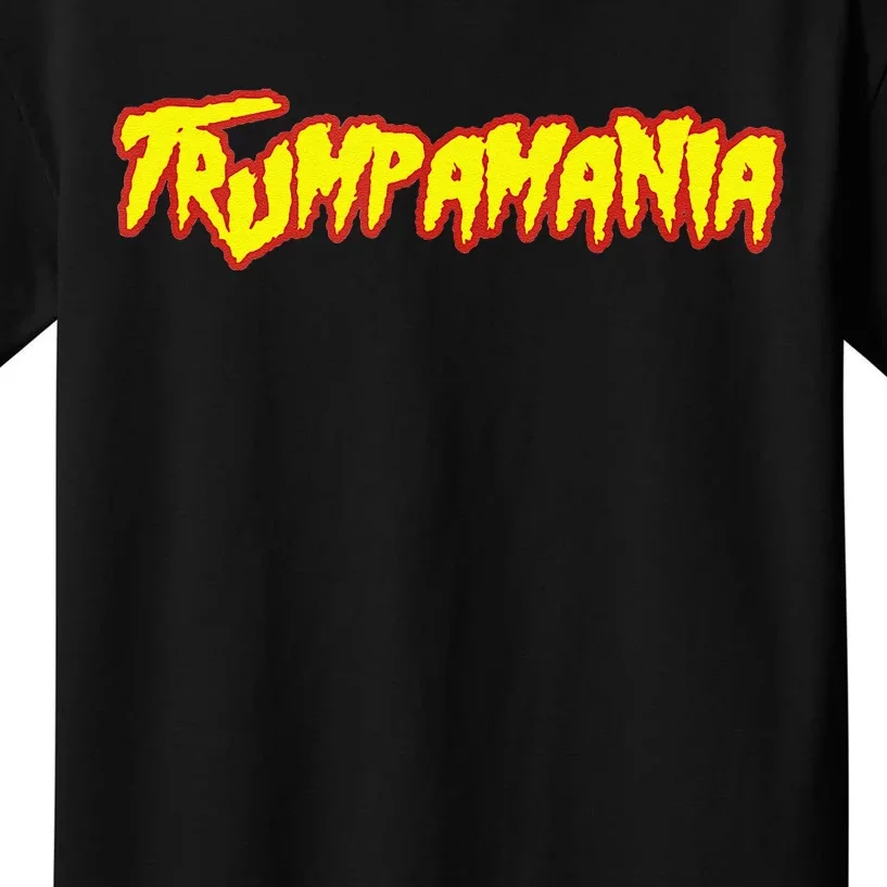 Trump Republican Convention Wrestling Meme Trumpamania Kids T-Shirt