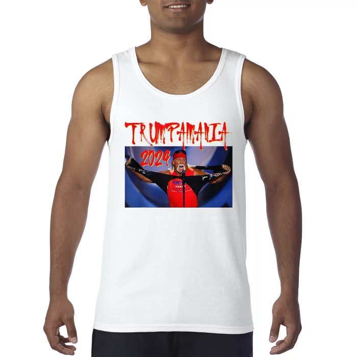 Trump Republican Convention Wrestling Meme Trumpamania Funny Tank Top