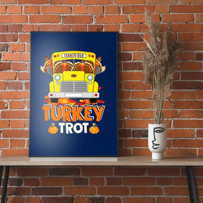 Turkey Run Costume Thanksgiving Running Turkey Trot Poster