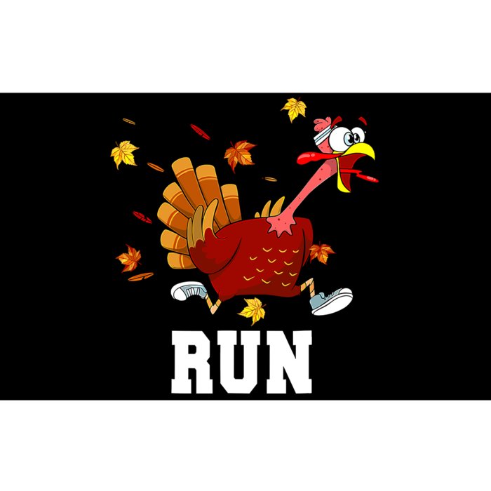 Turkey Run Costume Thanksgiving Running Turkey Trot Bumper Sticker