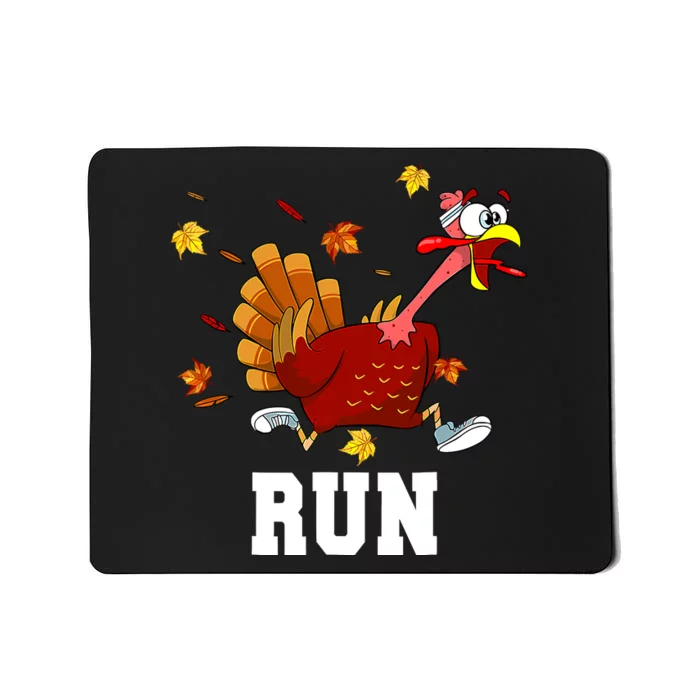 Turkey Run Costume Thanksgiving Running Turkey Trot Mousepad